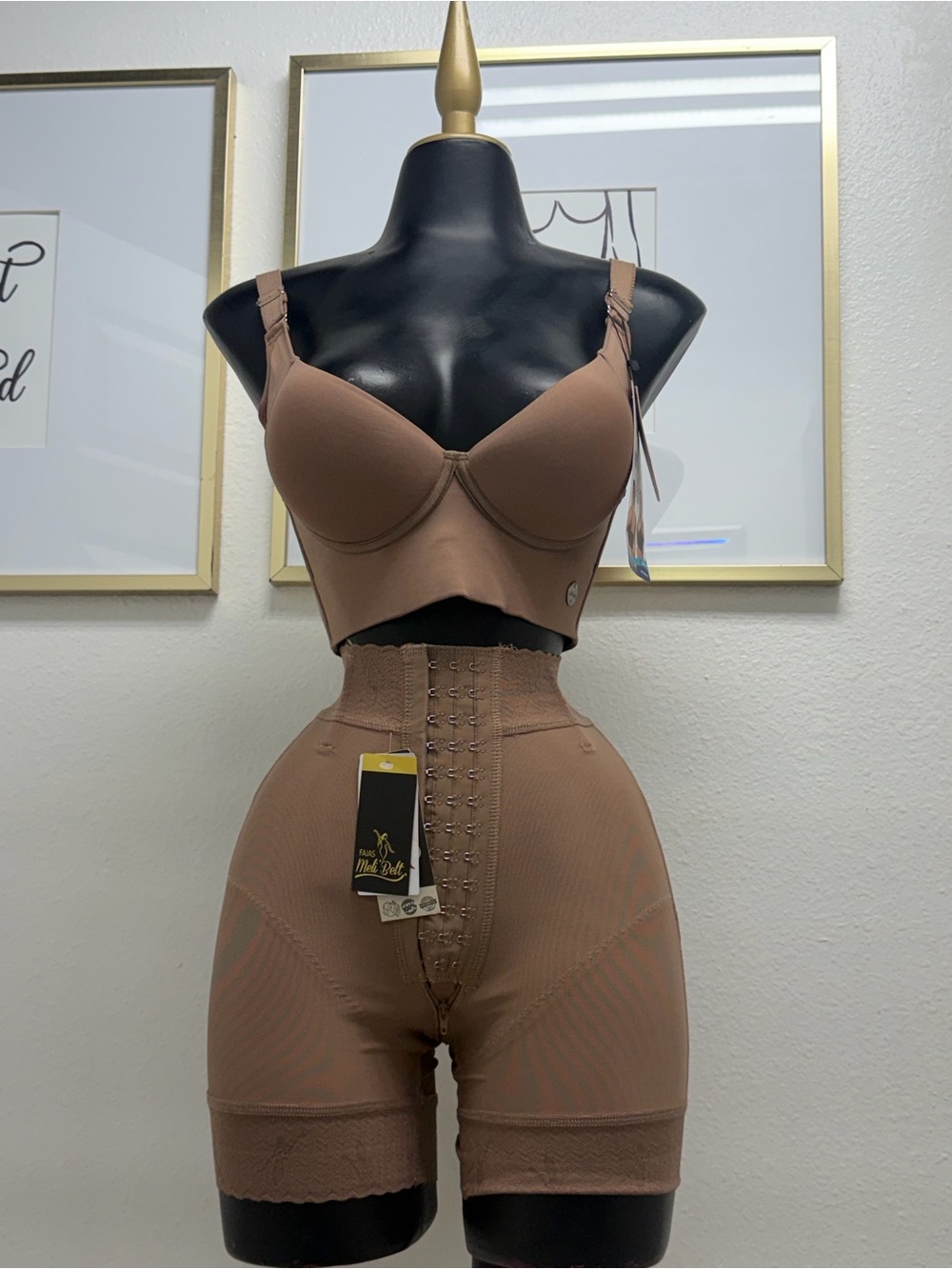 Fajas Melibelt 5015 Colombian Post-Surgical Shapewear |Hooks & Zipper in Crotch